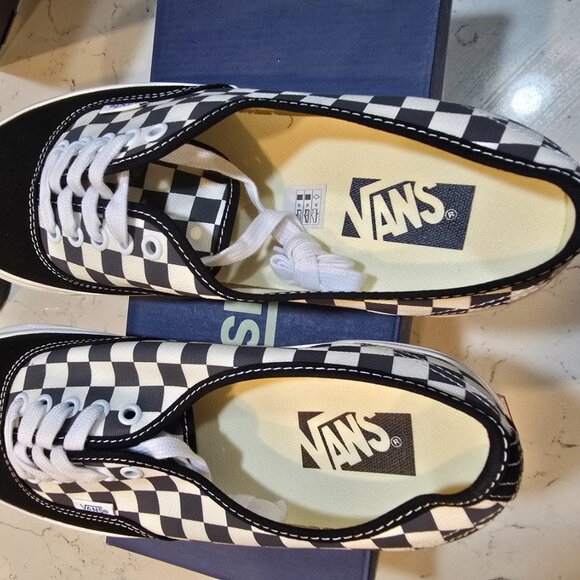 Vans LX Authentic 44 Sneaker in Checkerboard Ashalt VN000EBN1O7 MENS 12 NEW - Picture 7 of 14